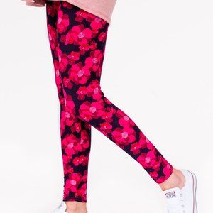 Agnes & Dora Leggings S XL Baby Suede Perfect Pops Plum NWT